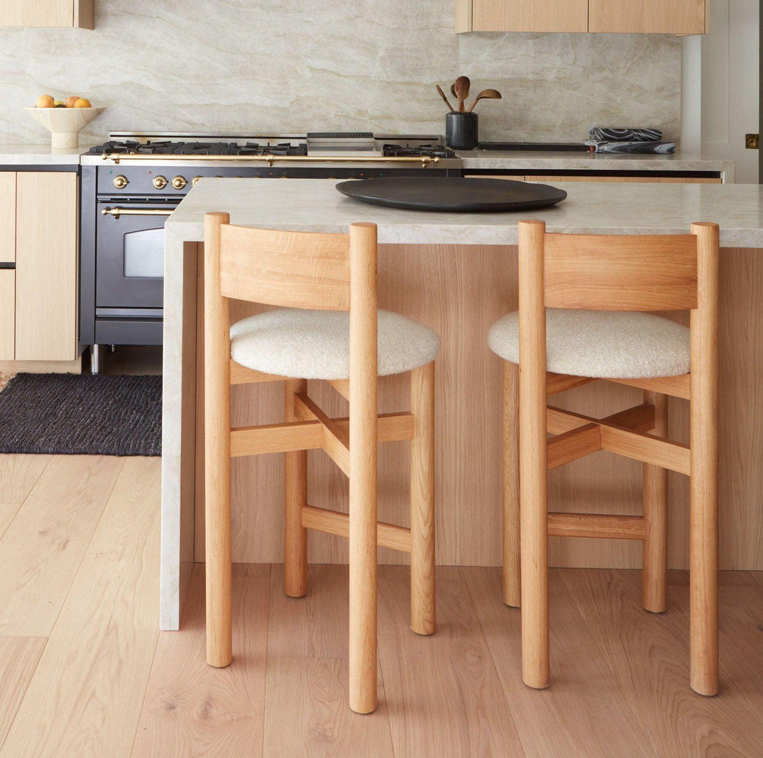 Teddy Counter Stool - White Oak