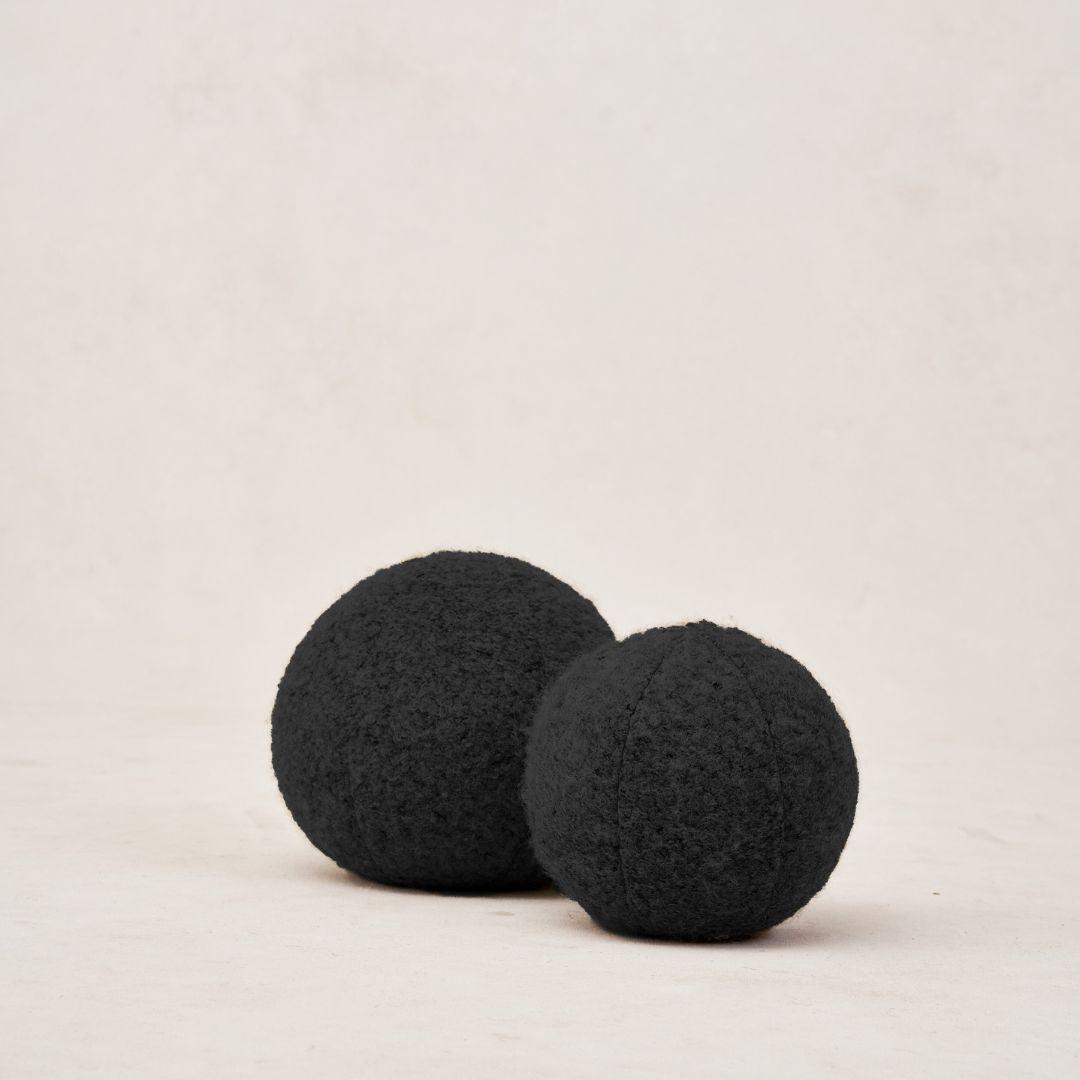 Teddy Sphere Pillow - Black