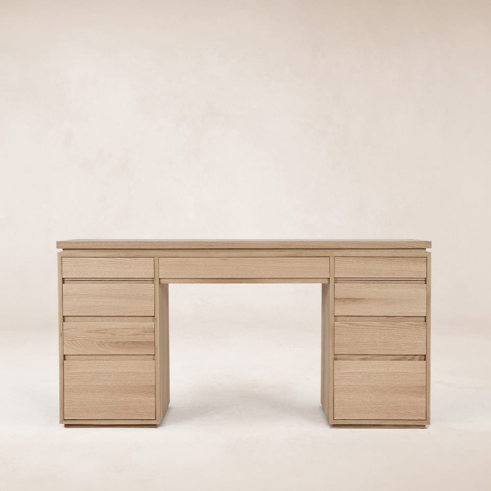 Ojai Vanity Desk - White Oak