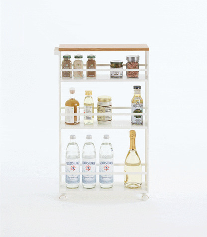 Slim Storage Cart (32&quot; H)  - Steel