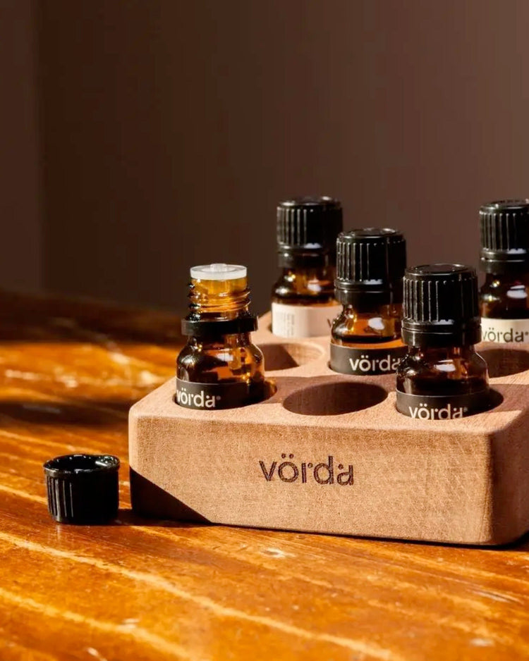 Essential Oil Wood Organizer