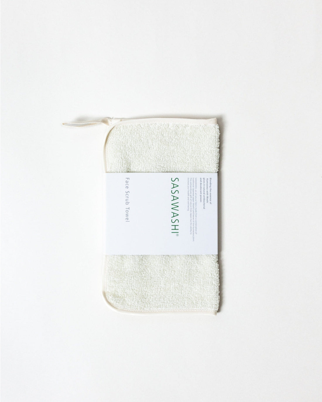 Sasawashi Face Scrub Towel, photo courtesy of Morihata