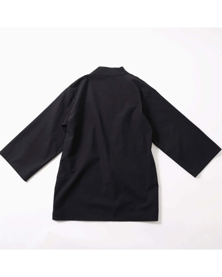 Kimono Sleeve Haori Jacket Linen Black