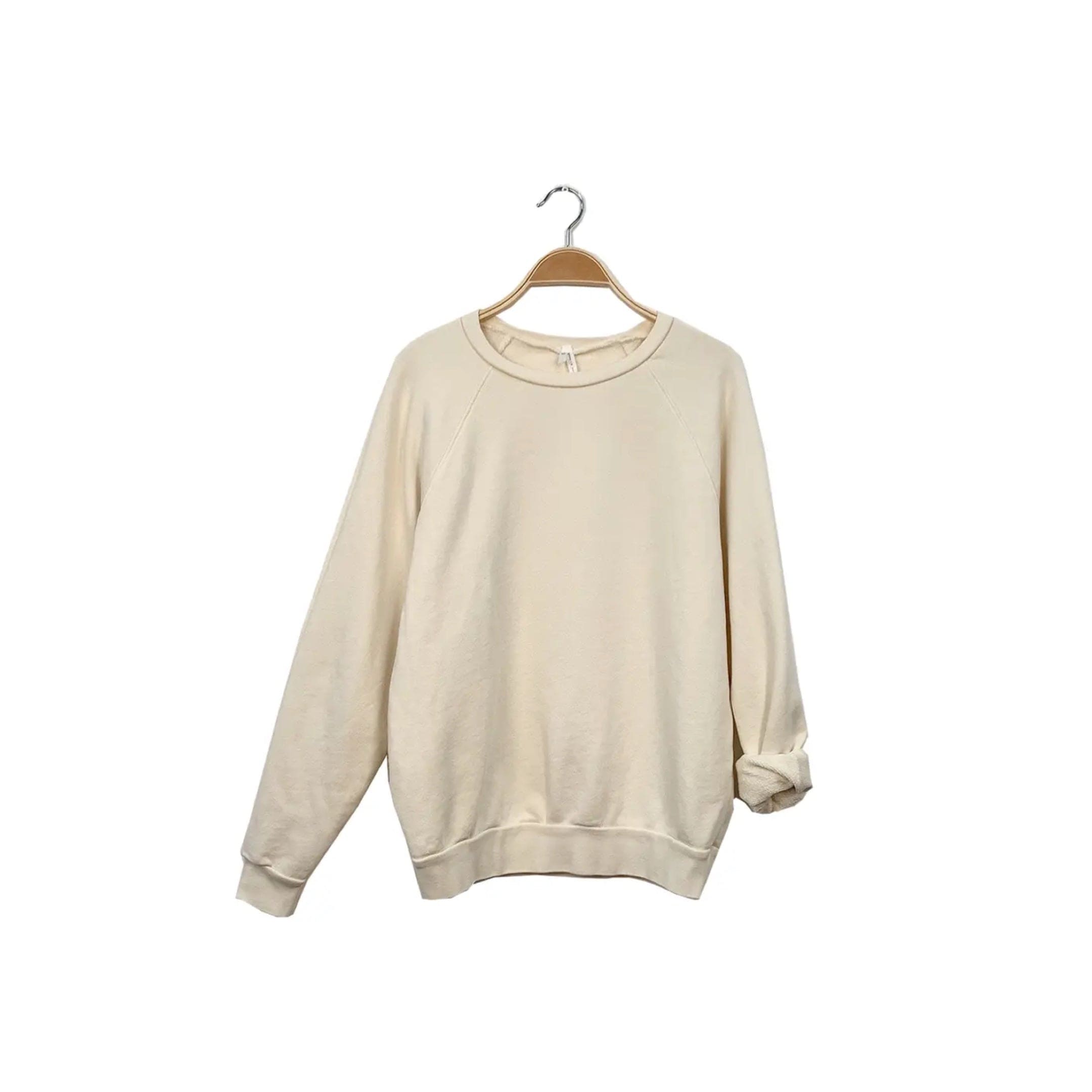 Everyday Cotton Pullover Top - Cream