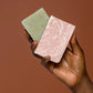 La Rose - French Pink Clay Bar Soap in Hand