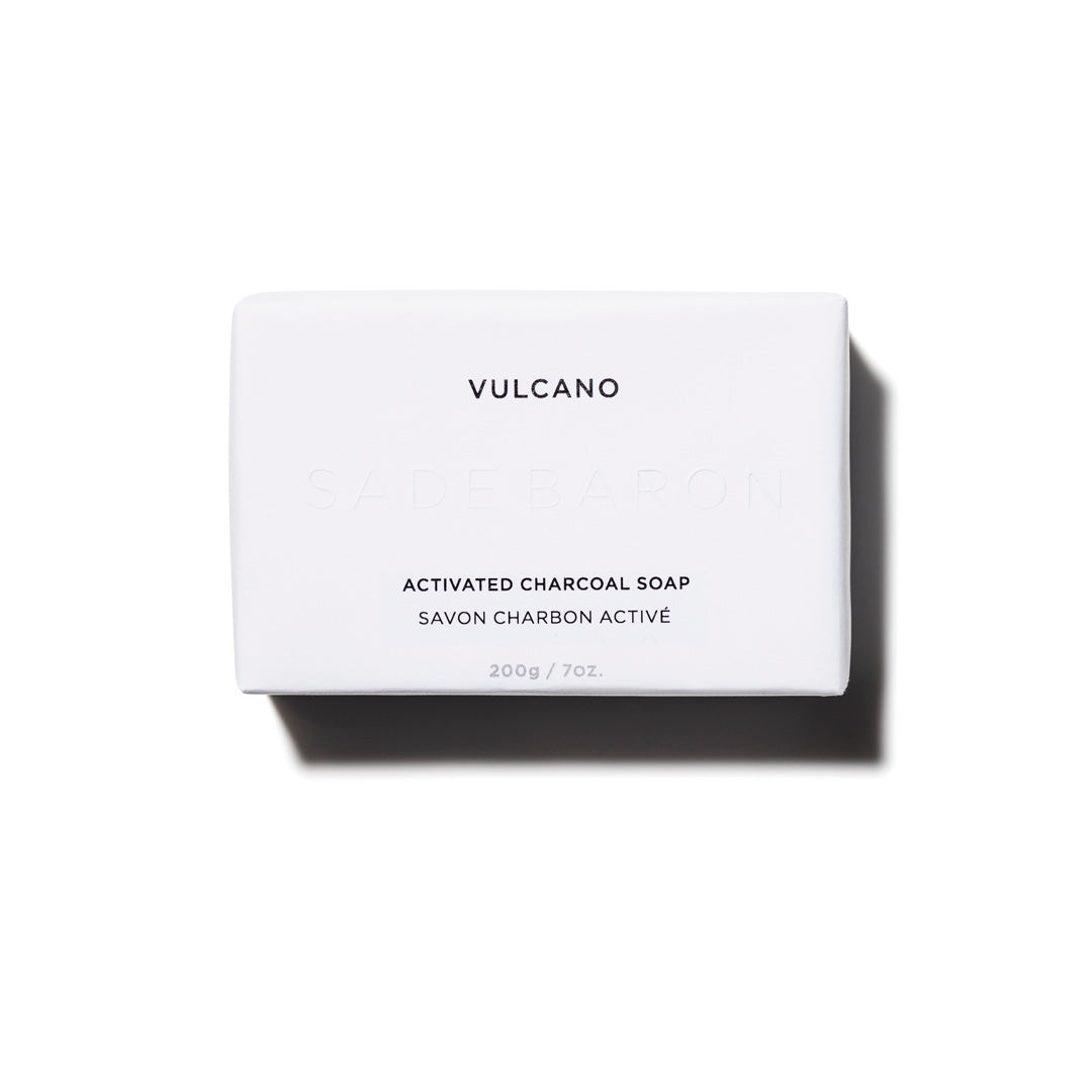 Vulcano - Activated Charcoal Bar Soap in Package