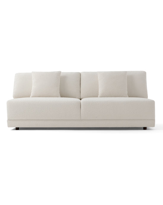 Domus 77" Fabric Armless Sofa