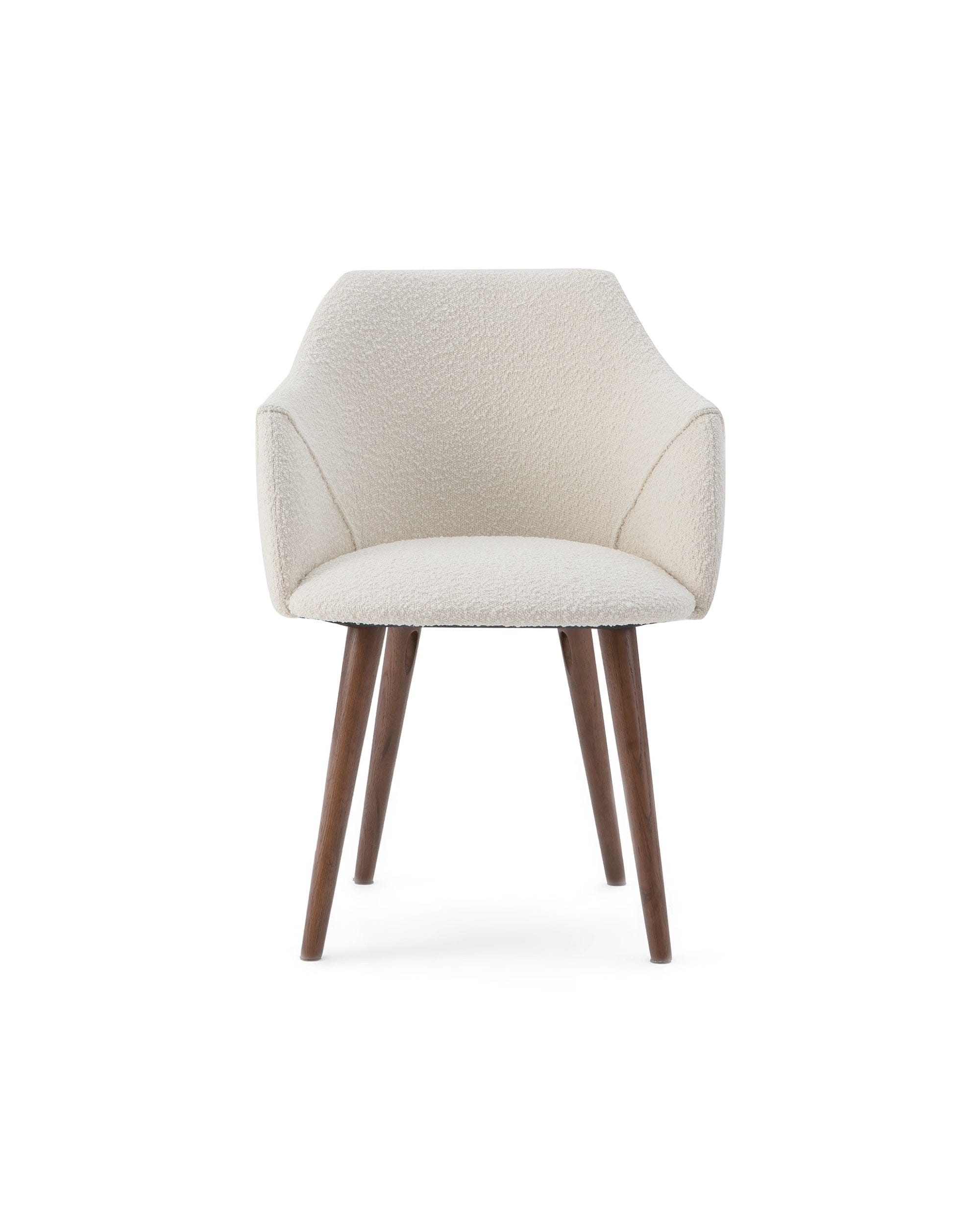 Berki 23&quot; Dining Chair, Blanc Boucle