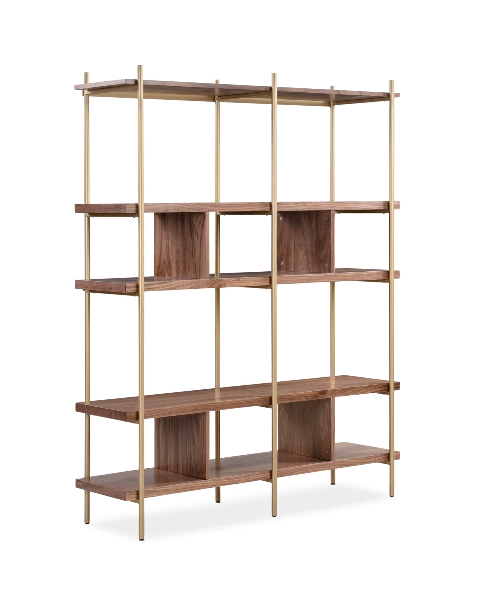 Urbane 51&quot; Bookshelf, Walnut