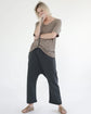 Garment Dye French Terry Baggy Sweatpants - Coal