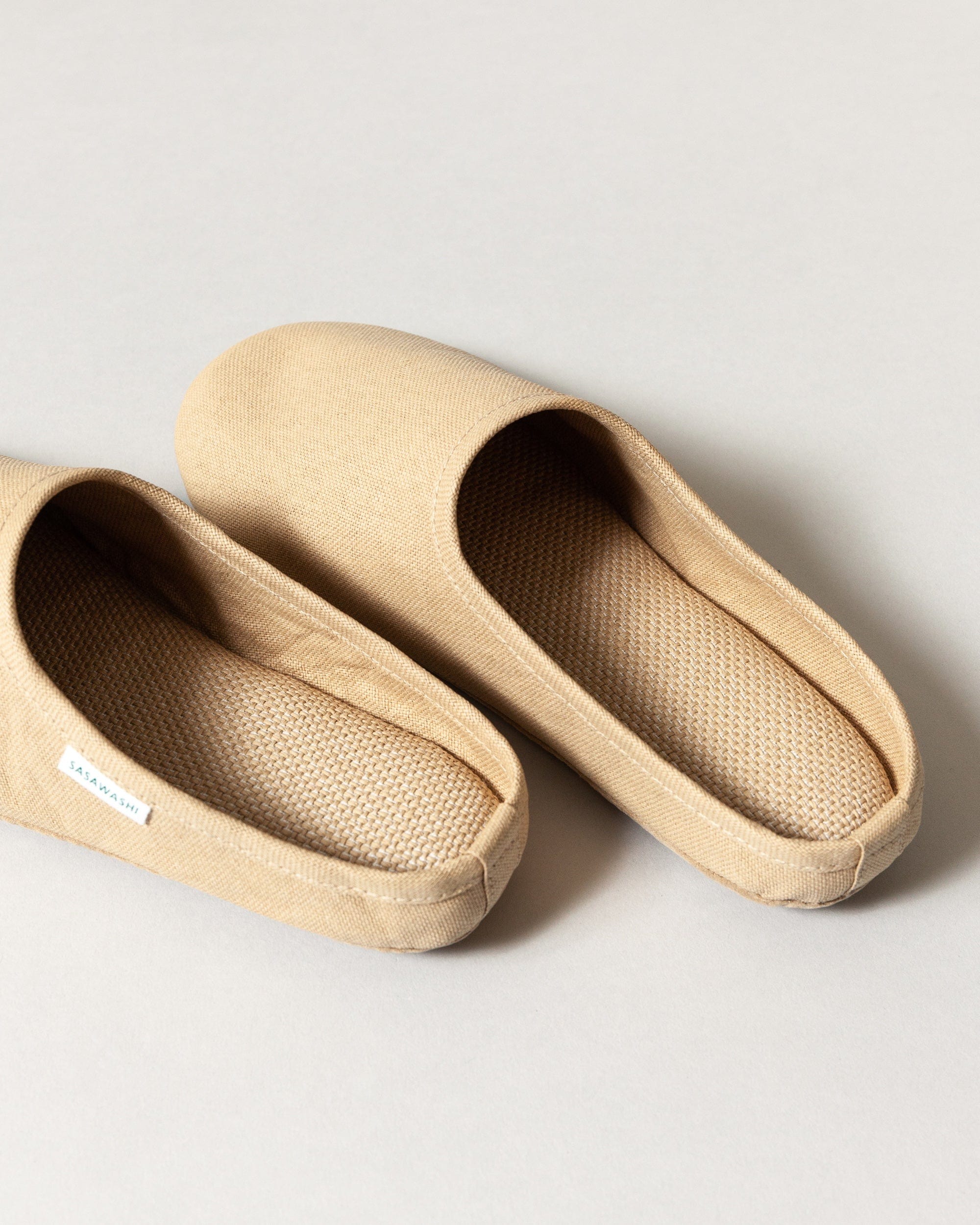 Japanese House Slippers Camel Morihata Sasawashi Japanese Room