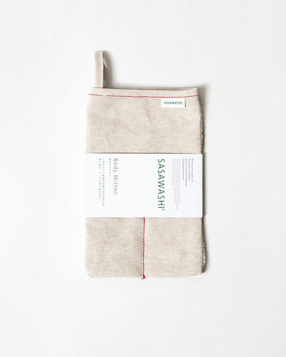 Sasawashi Body Scrub Mitt, photo courtesy of Morihata