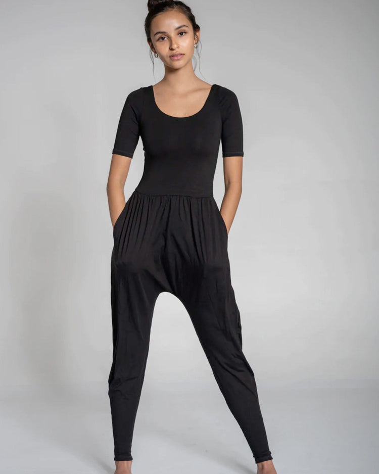 Sleeved Bōdhi Jumper, Midnight Black