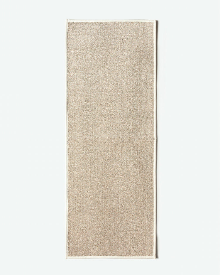 Sasawashi Bath Mat, Beige, Long